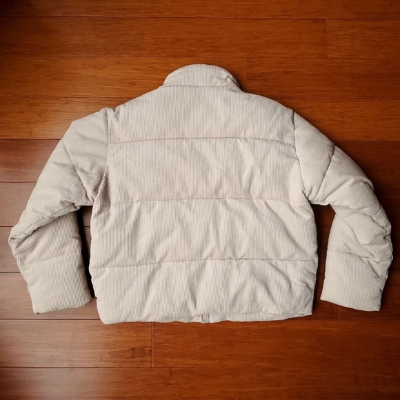 Collusion unisex cord padded puffer jacket - Picture 2 of 6
